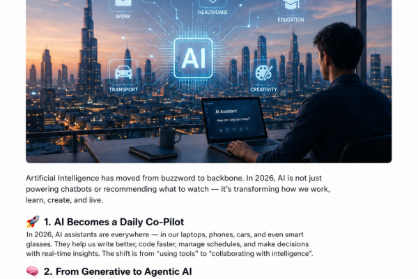 AI in 2026: Smarter, More Useful, and Closer Than Ever